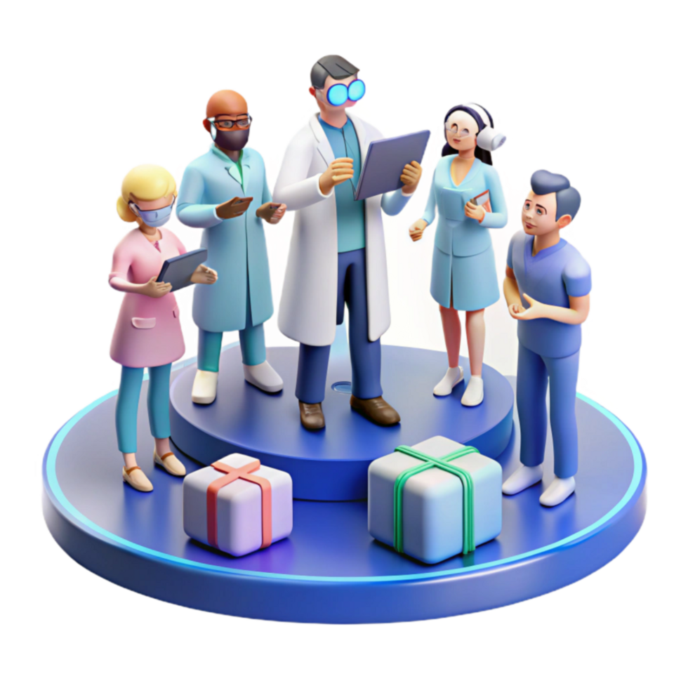 magnificent abstract Healthcare Team Collaboration Digital Tools Improved Patient Care genuine png