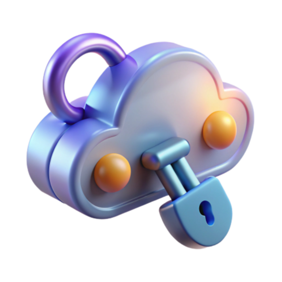 beautiful contemporary Cloud Security Safeguarding Data with Encryption genuine png