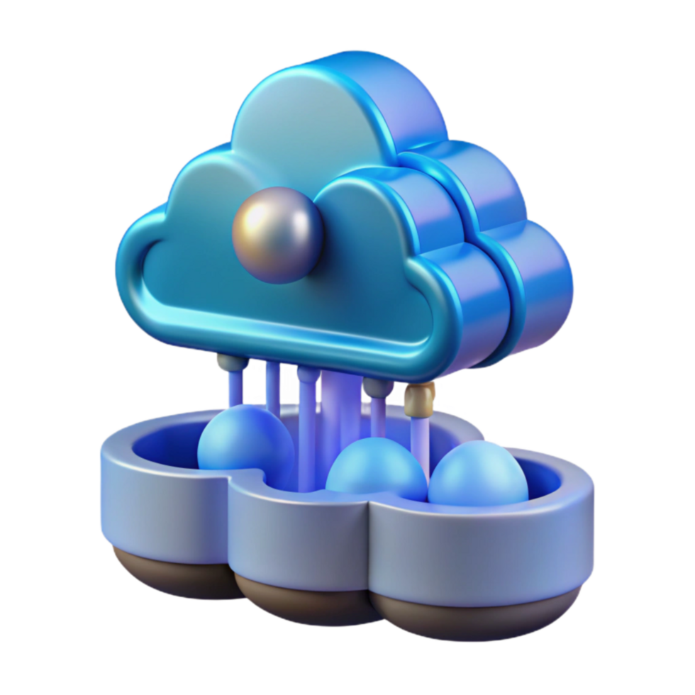 magnificent modern Cloud Data Storage Secure, Reliable, and Efficient premium png