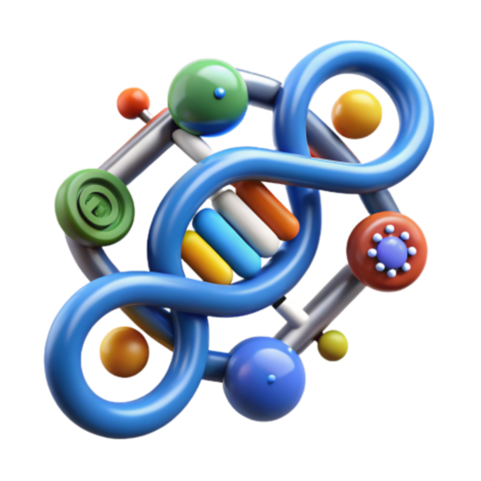 vibrant classic Exploring the Double Helix A 3D Model of DNA Structure high resolution png