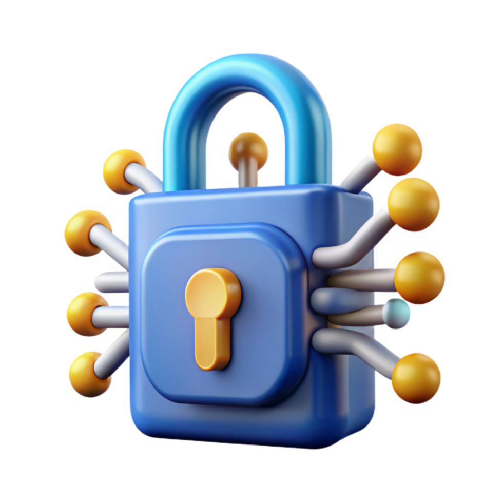 beautiful contemporary Cybersecurity Network Protection with Advanced Encryption 4K png