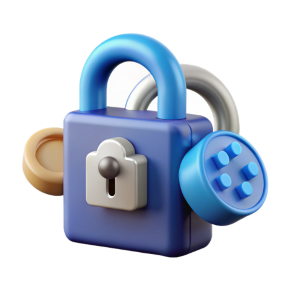 serene vintage Secure Access Digital Lock Key System premium png