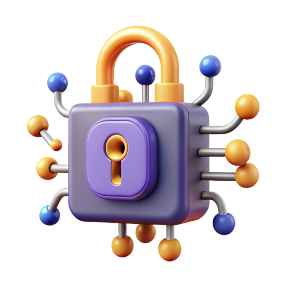 stunning abstract Cybersecurity Enhanced Network Protection with Advanced Encryption detailed png
