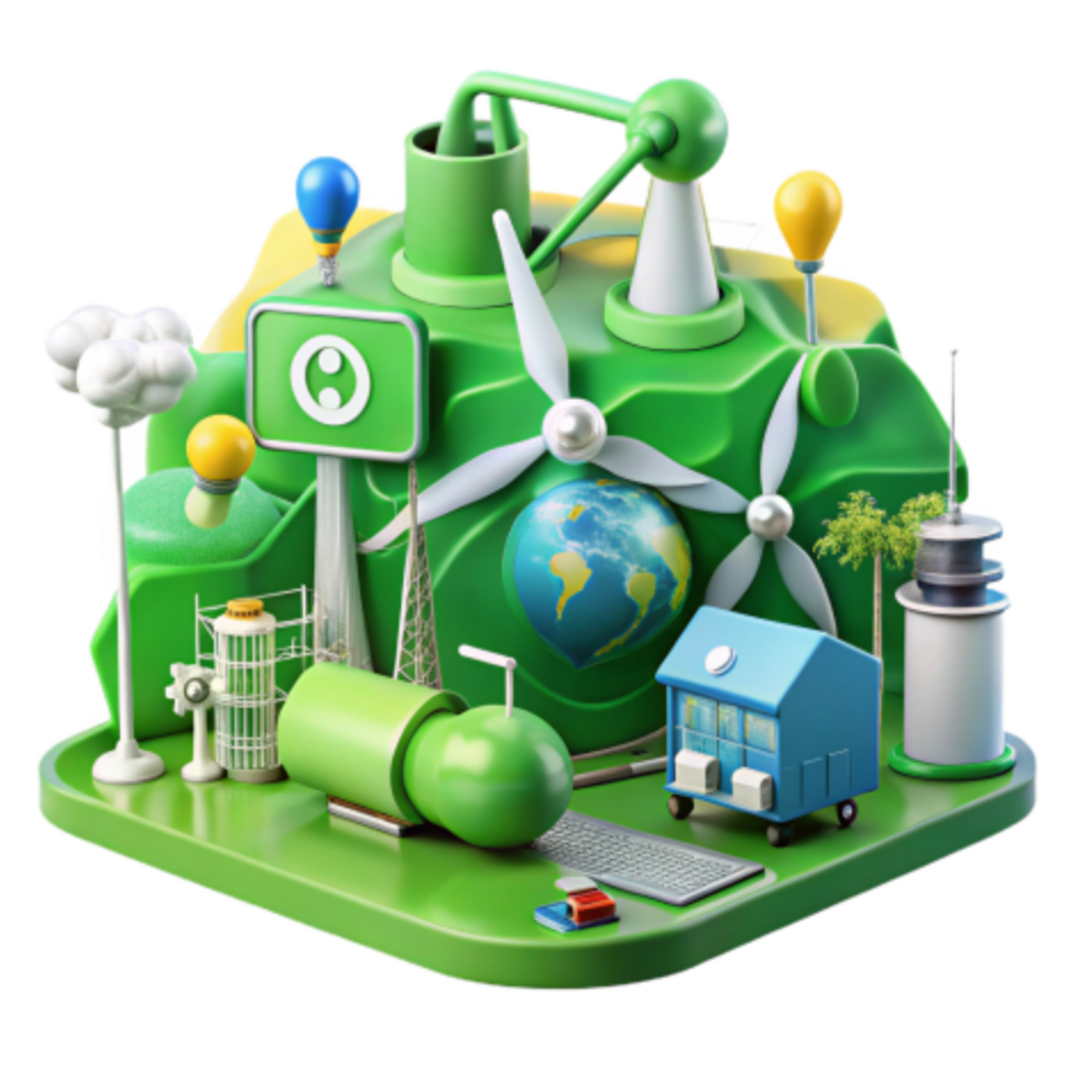 dramatic traditional Sustainable Green Energy Ecosystem Clean Power Eco-Friendly Living high quality png
