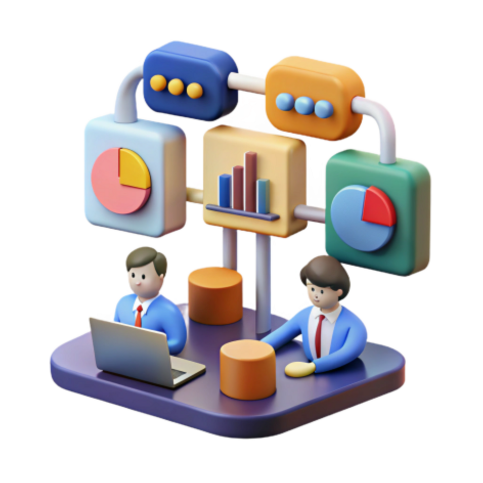 vibrant abstract Data Analysis Collaborative Insights Visualizations genuine png