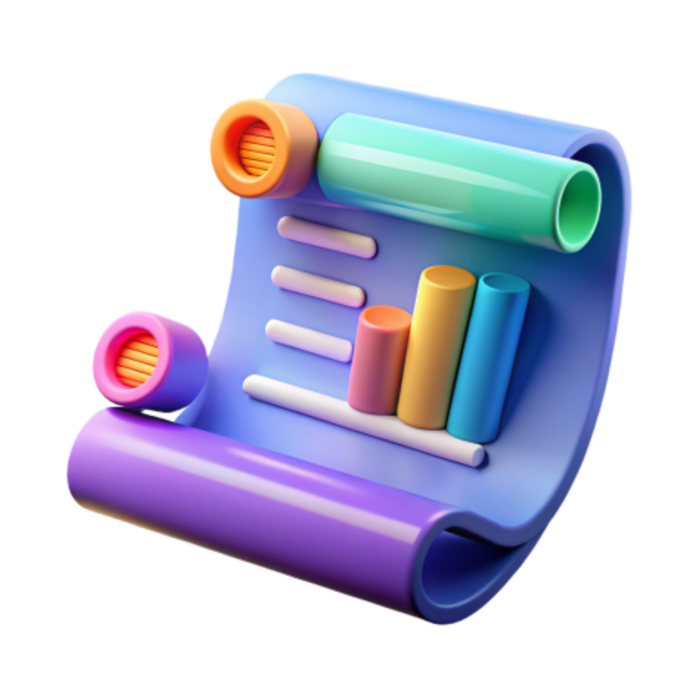 elegant contemporary Data Report Visualizing Insights with Charts and Graphs 4K png