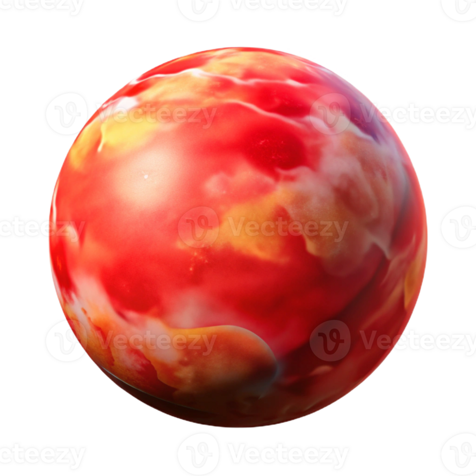 stunning modern Red and Gold Abstract 3D Sphere authentic png