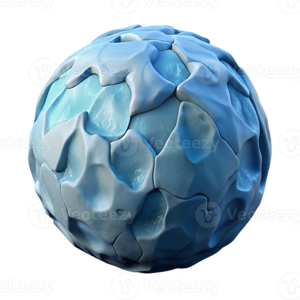 dramatic rustic Abstract 3D Ice Planet Render high resolution png