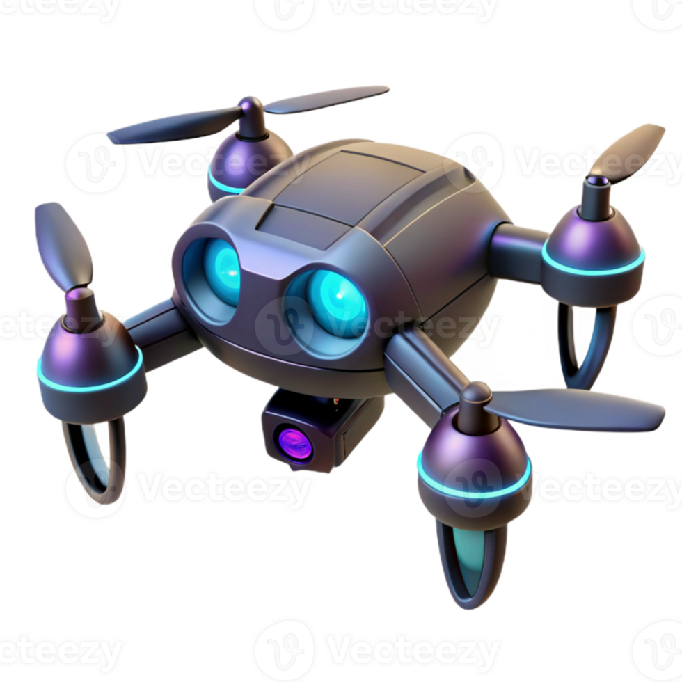 stunning creative 3D Drone Model Render high quality png