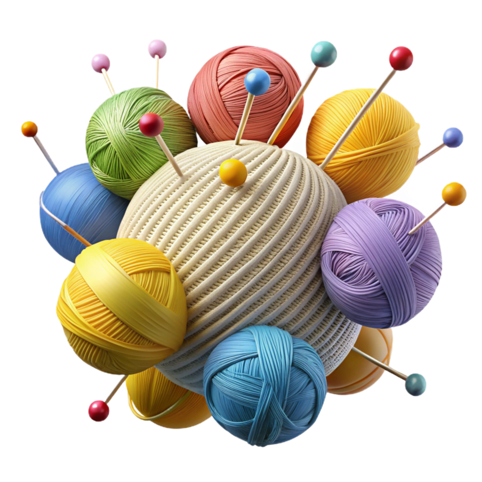 impressive minimalist Colorful Yarn Balls Pins A Knitterly Delight high quality png
