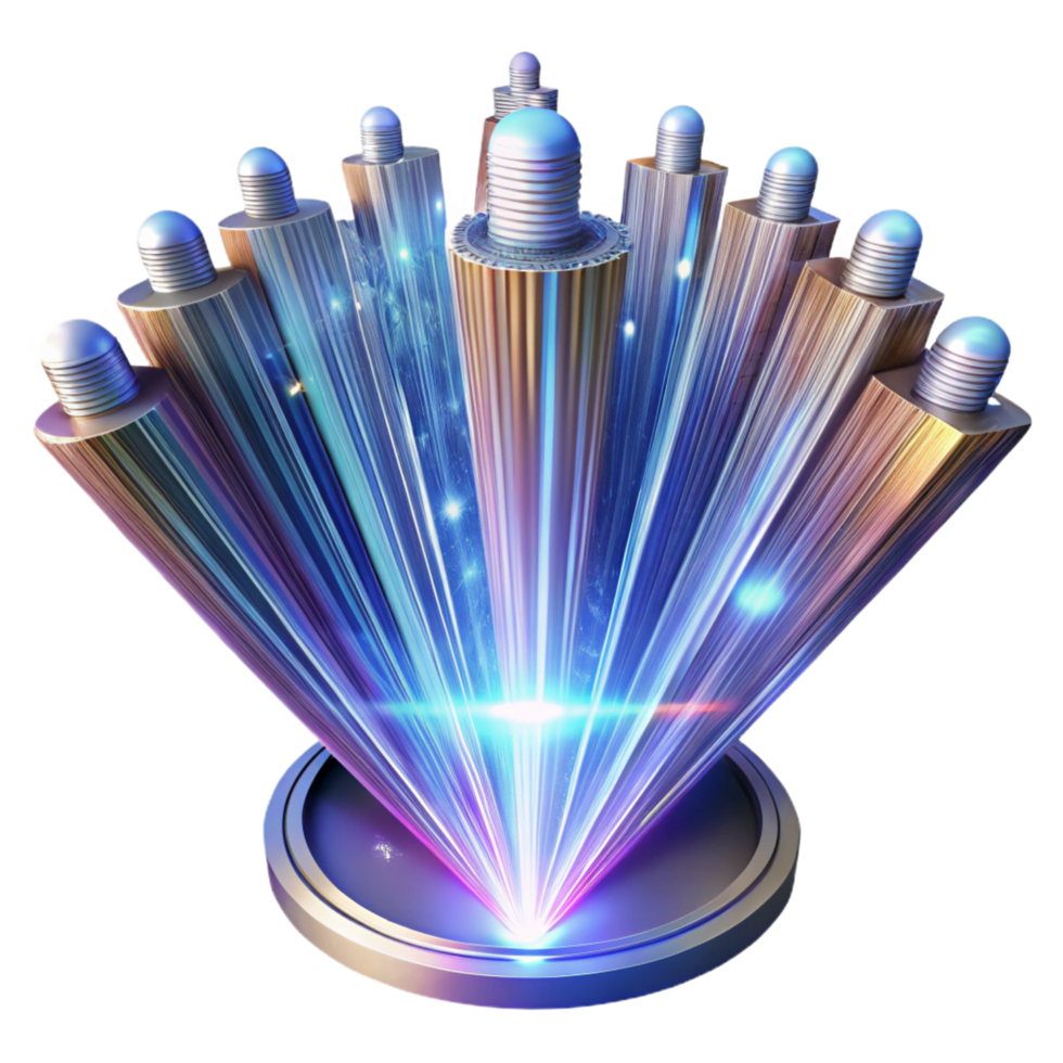 beautiful creative Converging Beams A Futuristic Energy Source exclusive png