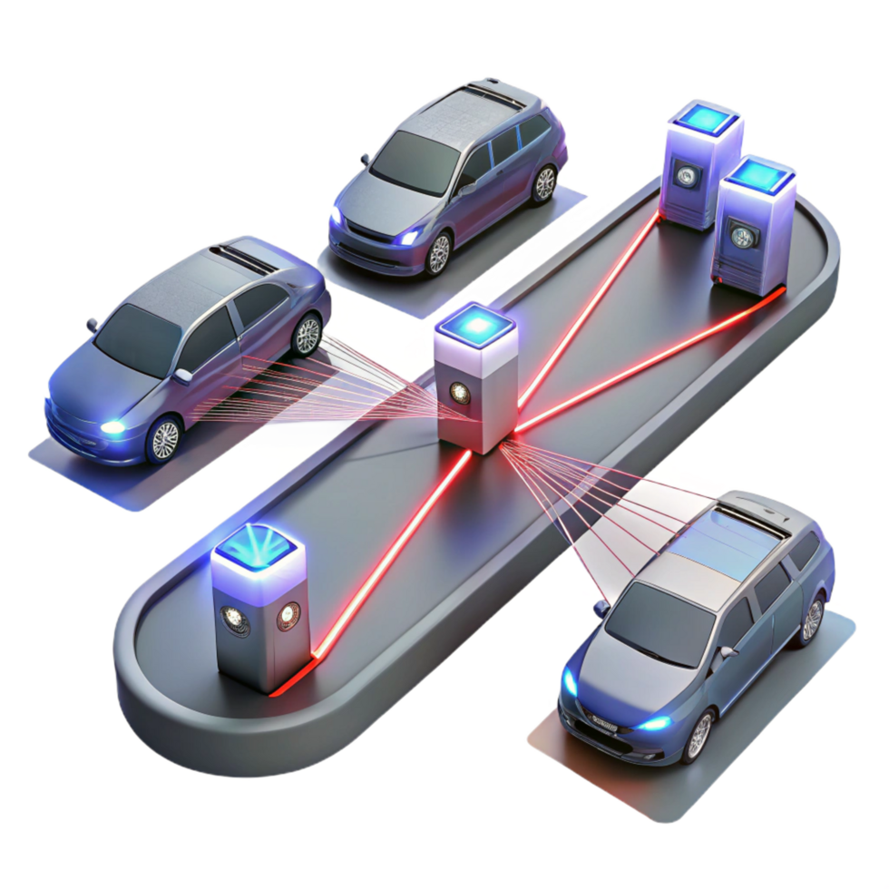 wonderful abstract Smart Vehicle Network Automated Intersection Management exclusive png