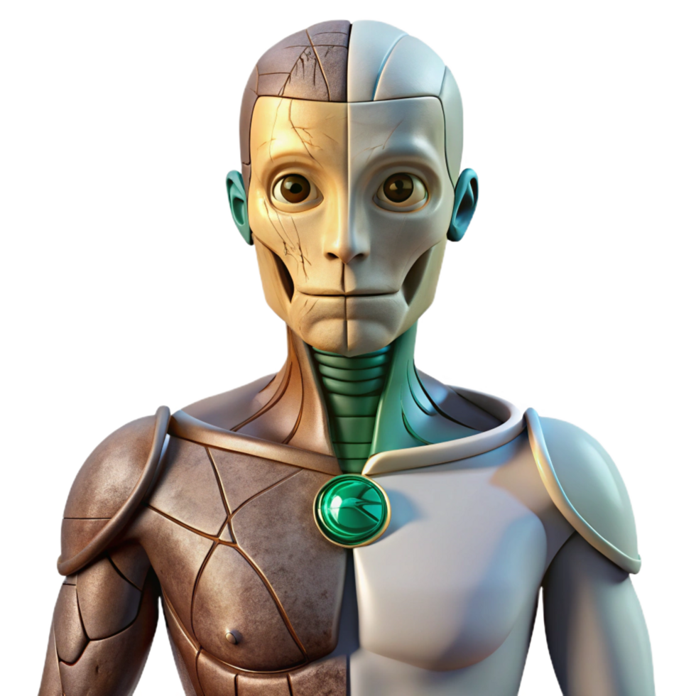 Dual Nature A Sci-Fi Robots Journey png