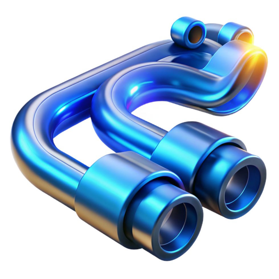 beautiful contemporary Dual Exhaust System Design, Performance, and Aesthetics high quality png
