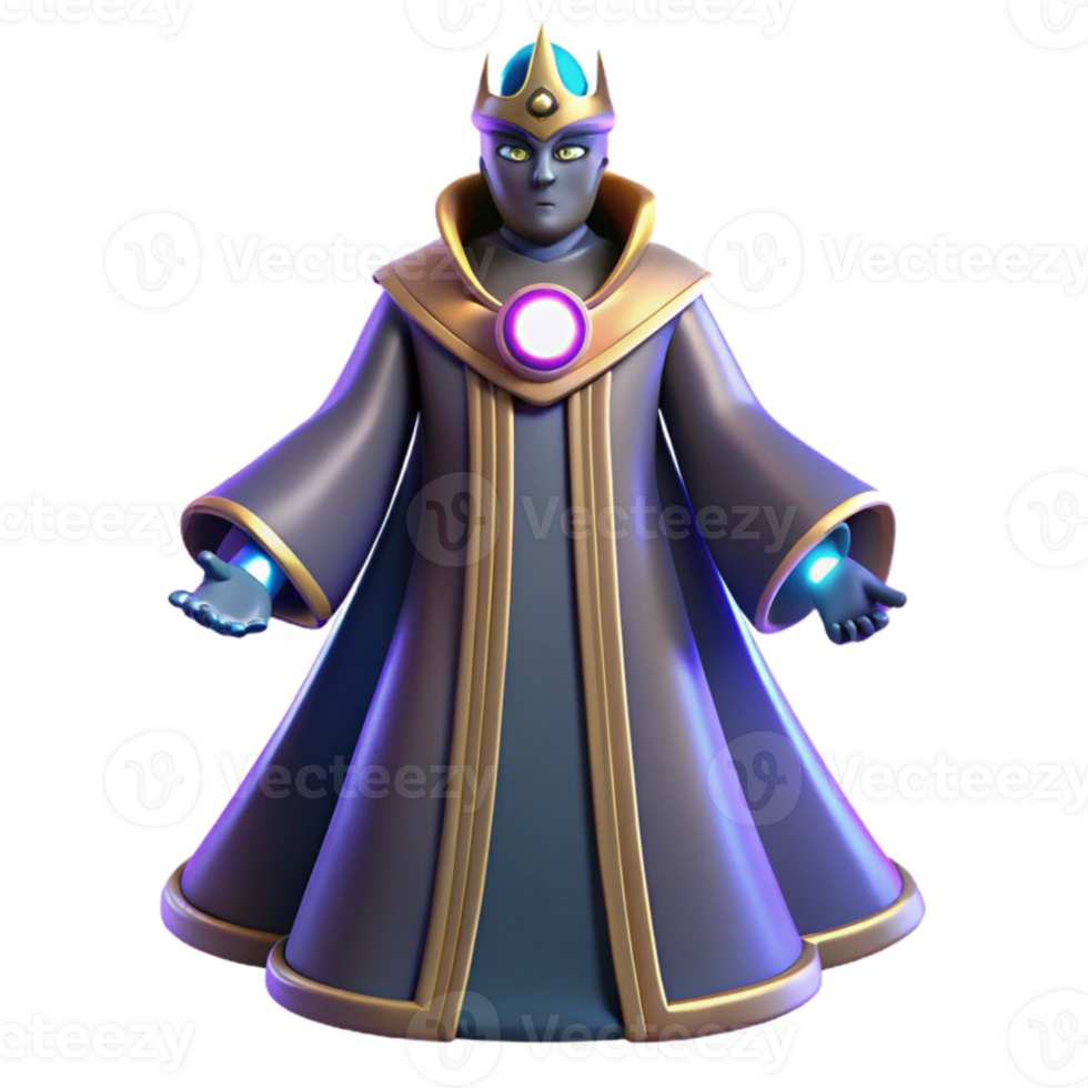 magnificent creative 3D Render of a Majestic King exclusive png