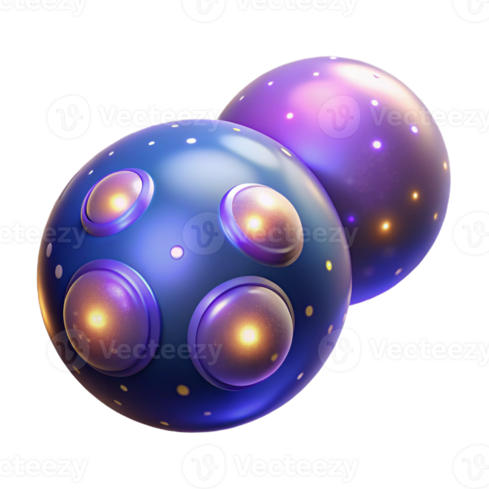 vibrant creative Glowing 3D Sphere Abstract Background high resolution png