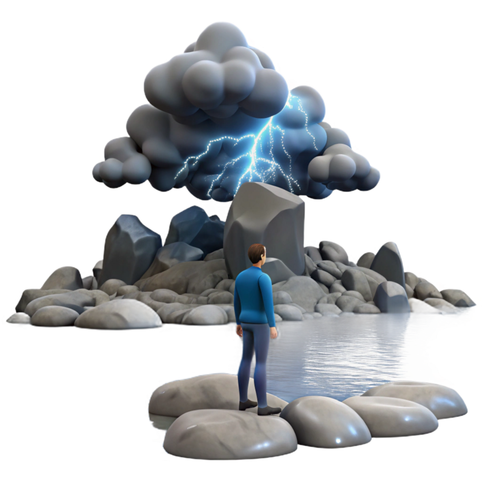 Contemplating the Storm A Persons Perspective png