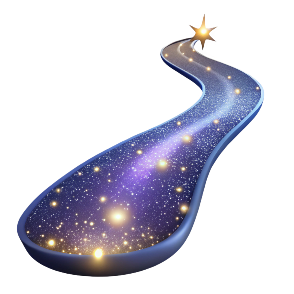 beautiful rustic Celestial Pathway A Journey Through the Cosmos exclusive png