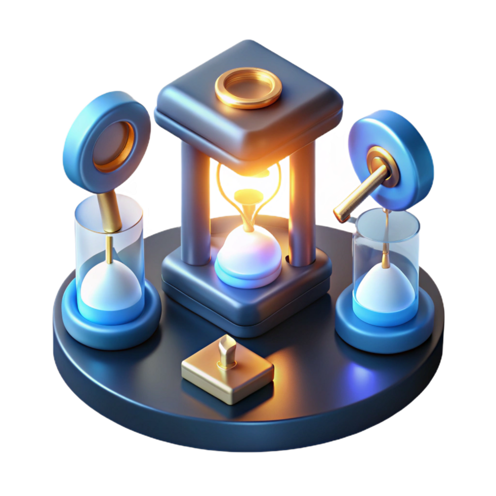 dramatic modern Time Management Efficiency, Productivity, and Task Prioritization 4K png