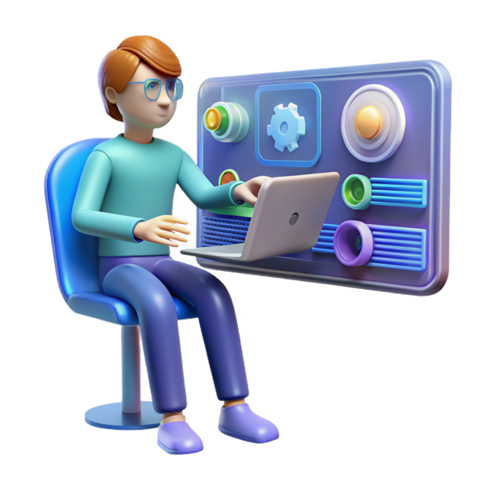 dramatic artistic Digital Control Panel User Interface Design high resolution png