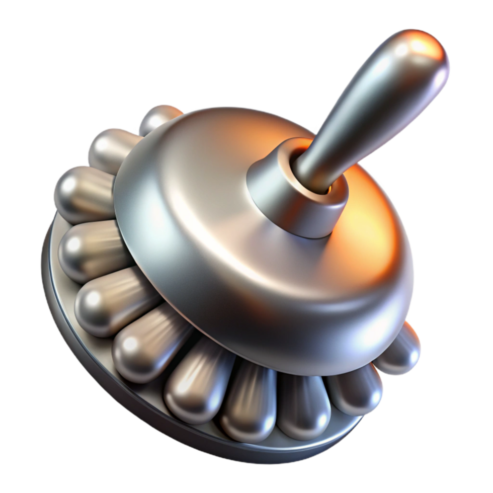 elegant abstract Futuristic Toggle Switch with Circular Array high quality png