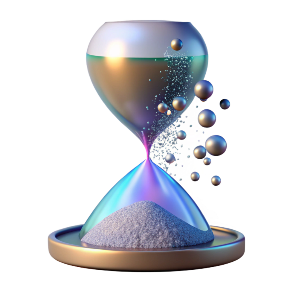 vibrant contemporary Time, Sand, and Ephemeral Moments A Visual Representation original png