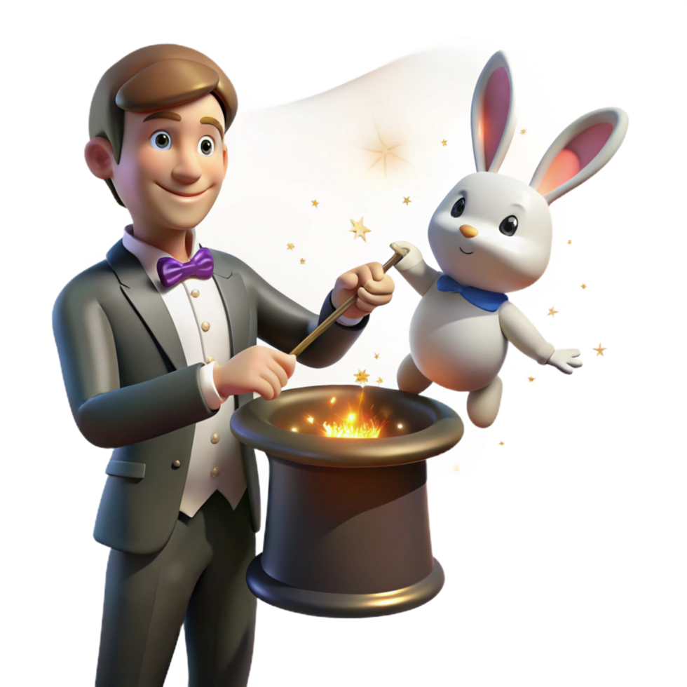 Magicians Rabbit A Magical Illusion png