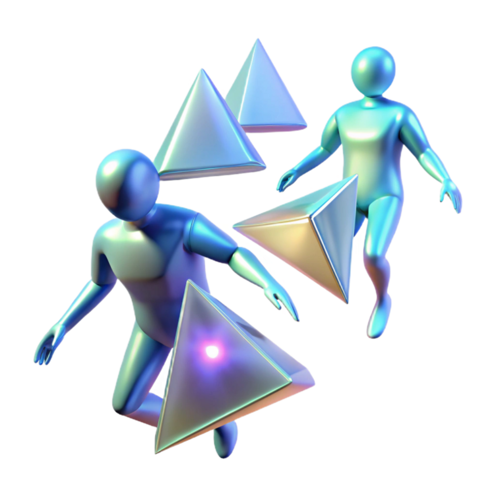 stunning abstract Abstract 3D Figures and Geometric Shapes exclusive png