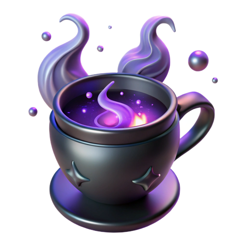dramatic creative Magic Potion in a Mystical Cup genuine png