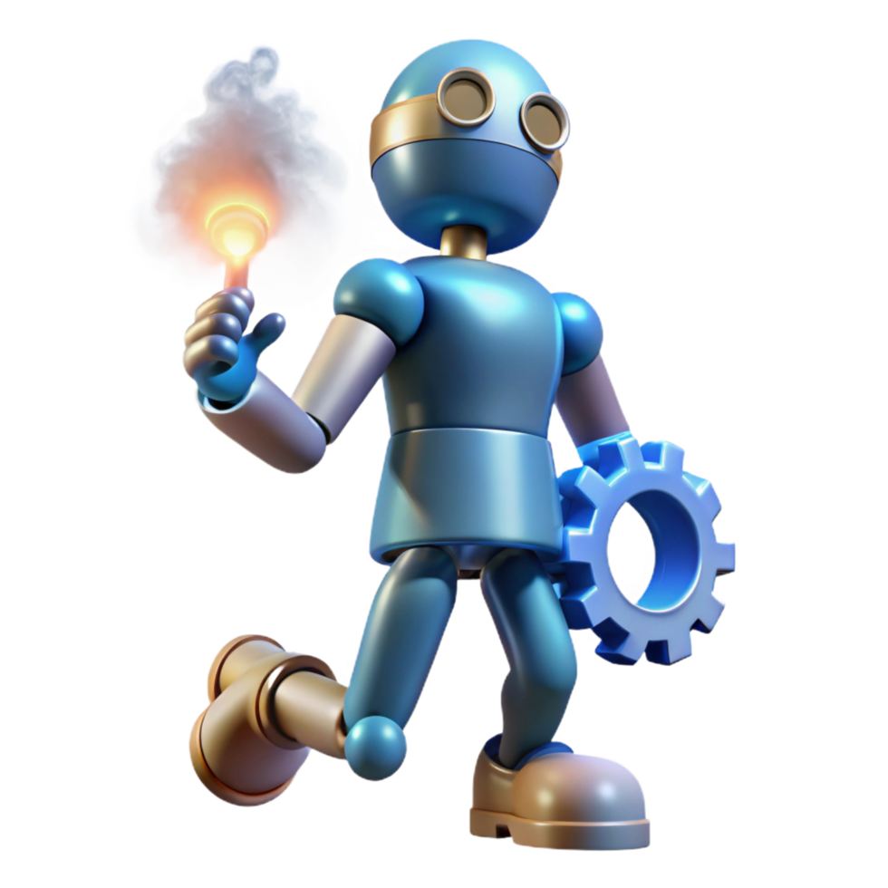 magnificent minimalist Robot Innovation Gear, Automation, Progress, Technology, Future, Development, Mechanism, Engineering, Solution, Industry original png
