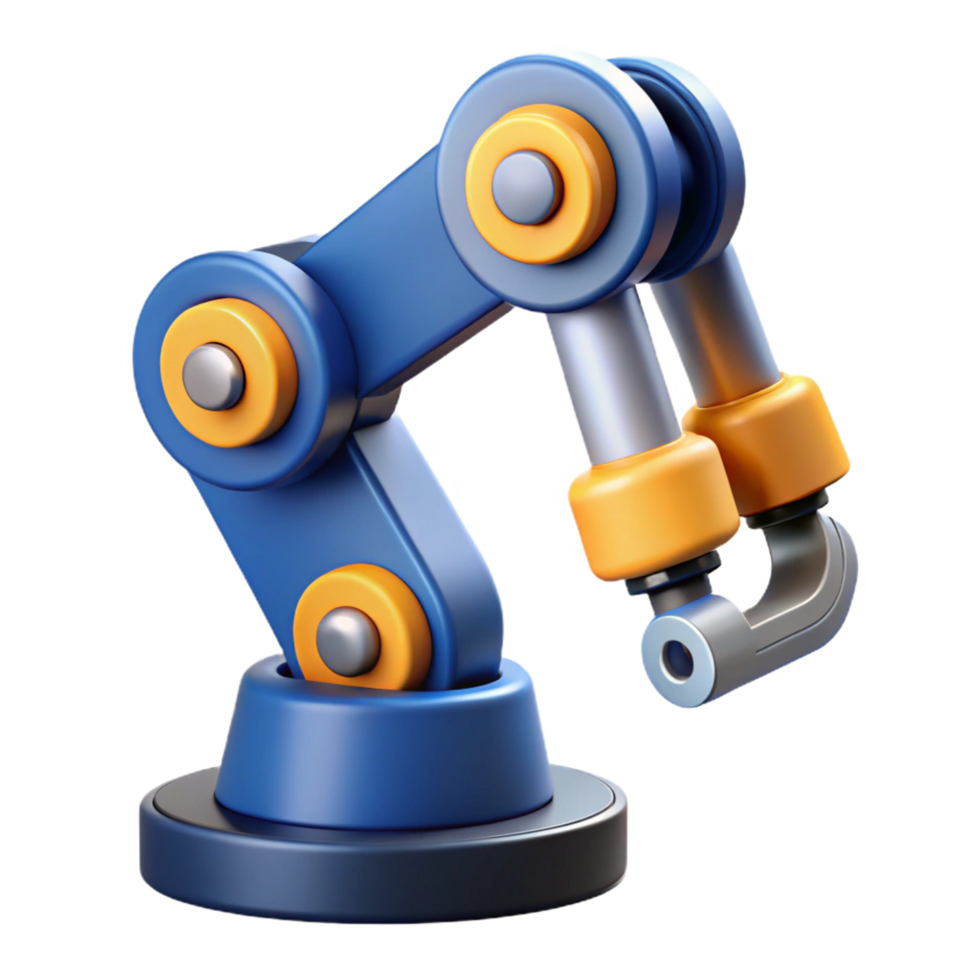 wonderful creative Robotic Arm Automation, Mechanics, and Industrial Design authentic png