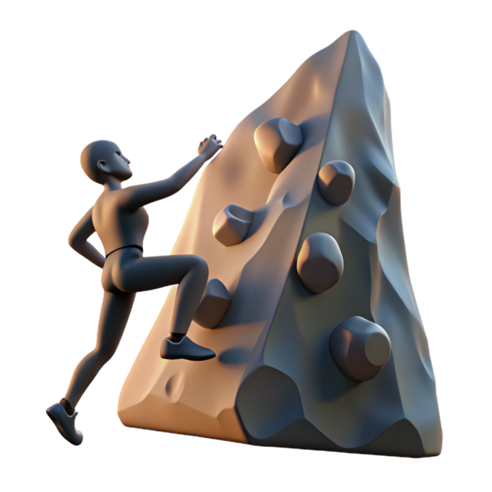 Conquering Challenges A Climbers Ascent png