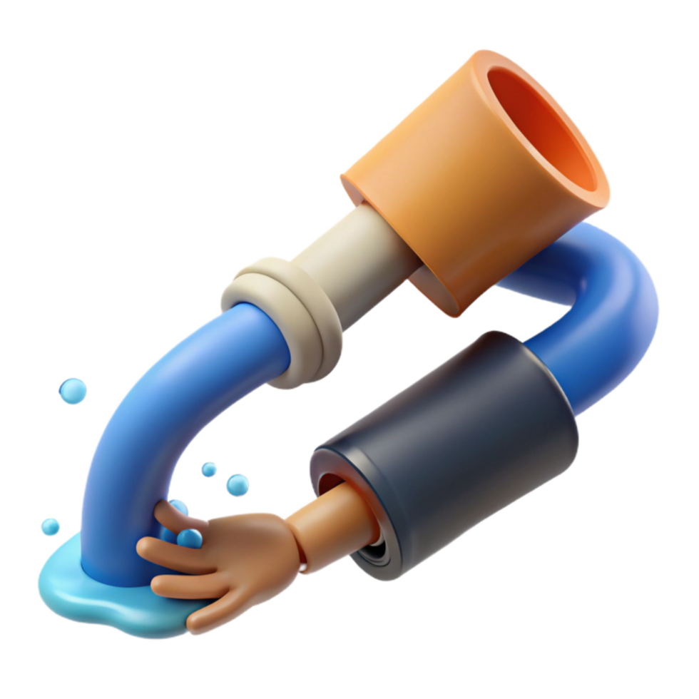 serene abstract Abstract 3D Render Fluid Flow Hand Interaction high quality png
