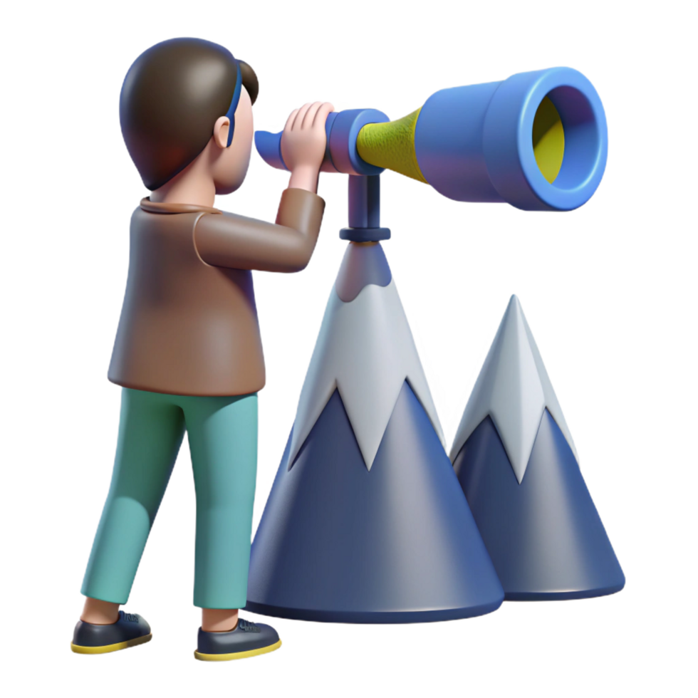 vibrant abstract Future Vision Exploring Opportunities with a Telescope high resolution png
