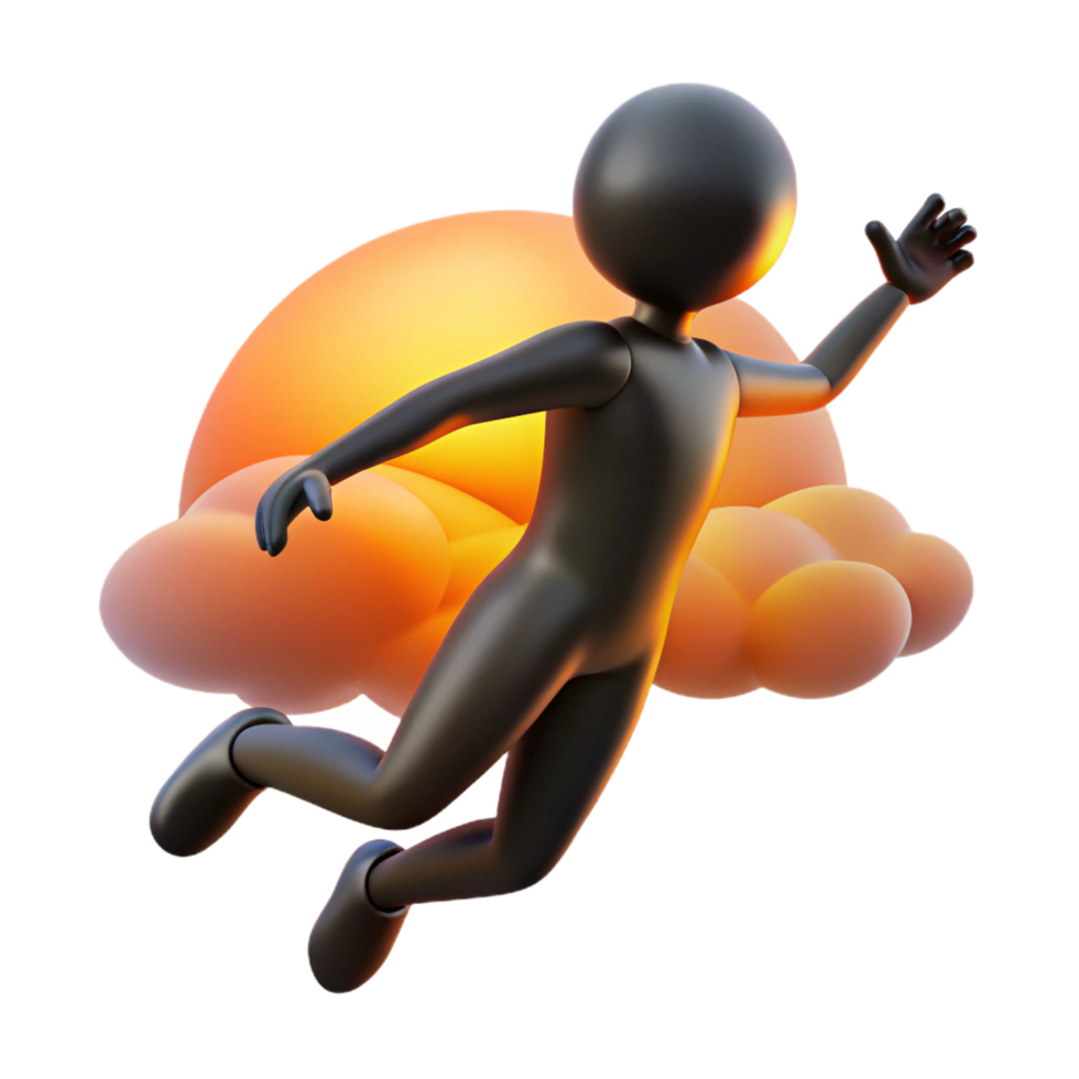 dramatic minimalist Digital Transformation Rapid Growth Cloud Computing genuine png