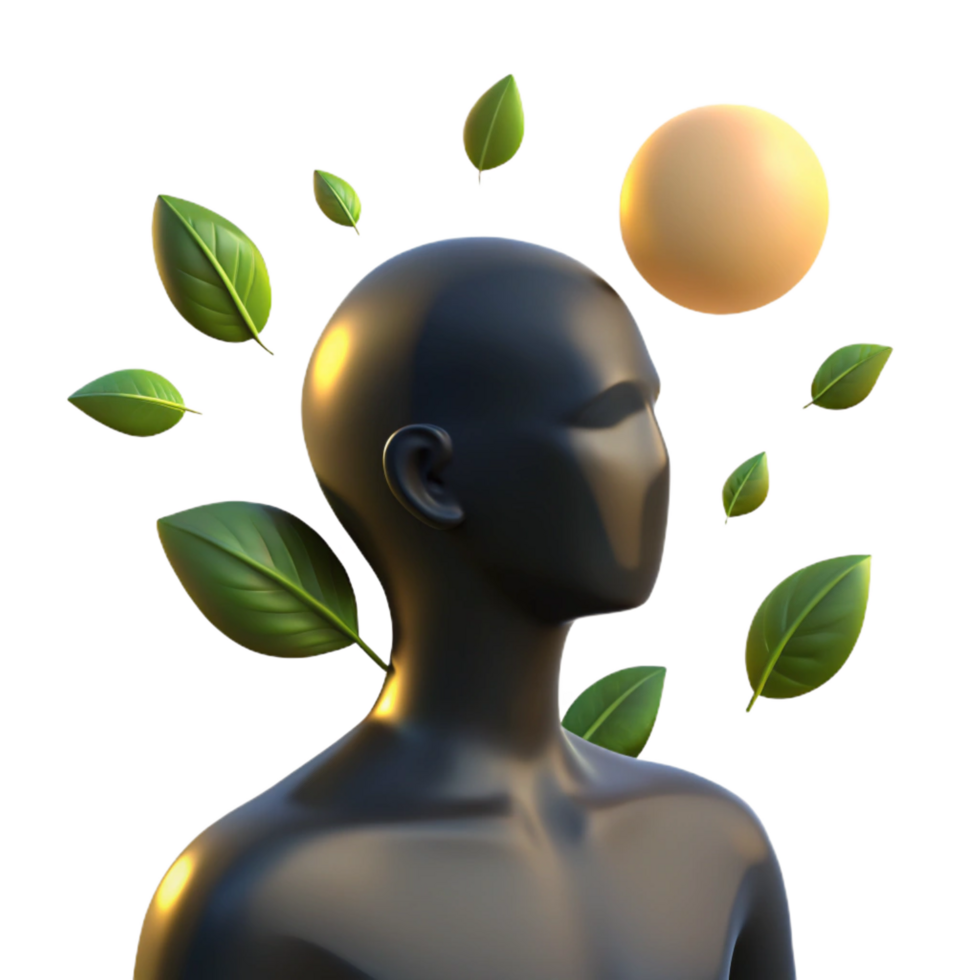 stunning minimalist Mindfulness, Nature, Serenity Cultivating Inner Peace premium png