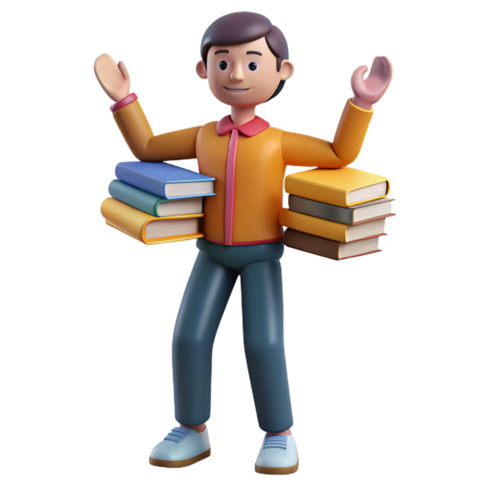 magnificent minimalist Student Carrying Books Education, Learning, Knowledge professional png