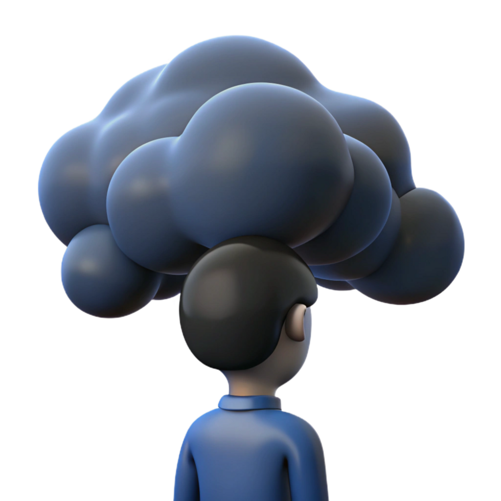 extraordinary traditional Overwhelmed Mental Load, Stress, and Cognitive Overload premium png