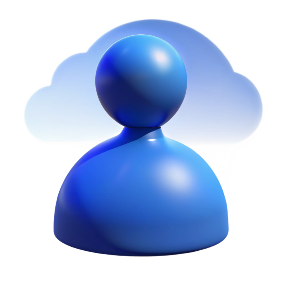 vibrant traditional Cloud Computing User Profile Secure Data Storage detailed png