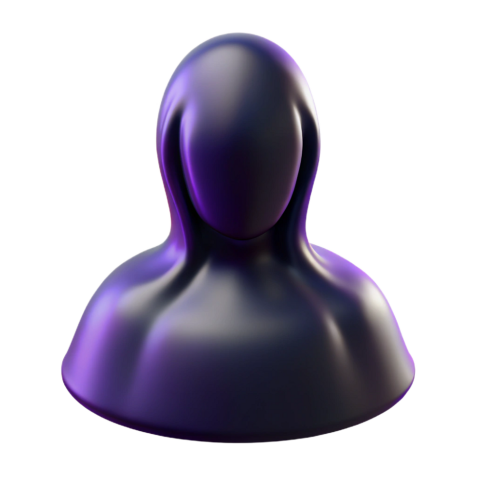 magnificent vintage Mysterious Hooded Figure 3D Render professional png