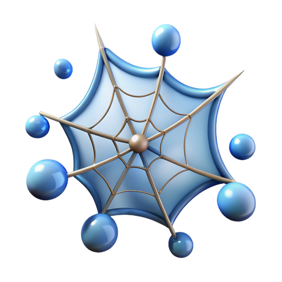 3D Abstract Web Illustration png