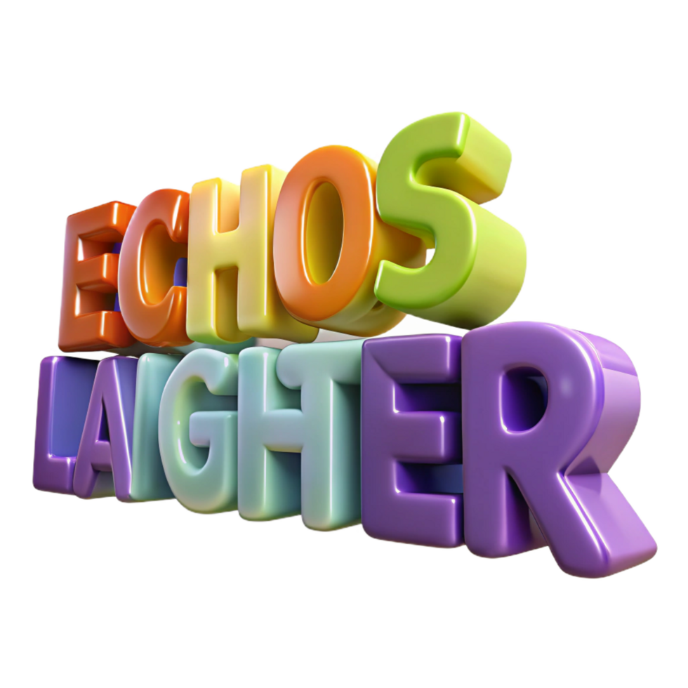 Echoes of Laughter 3D Render png