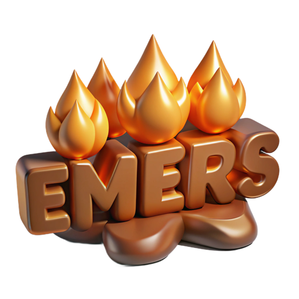 3D Render Energy Emerges png
