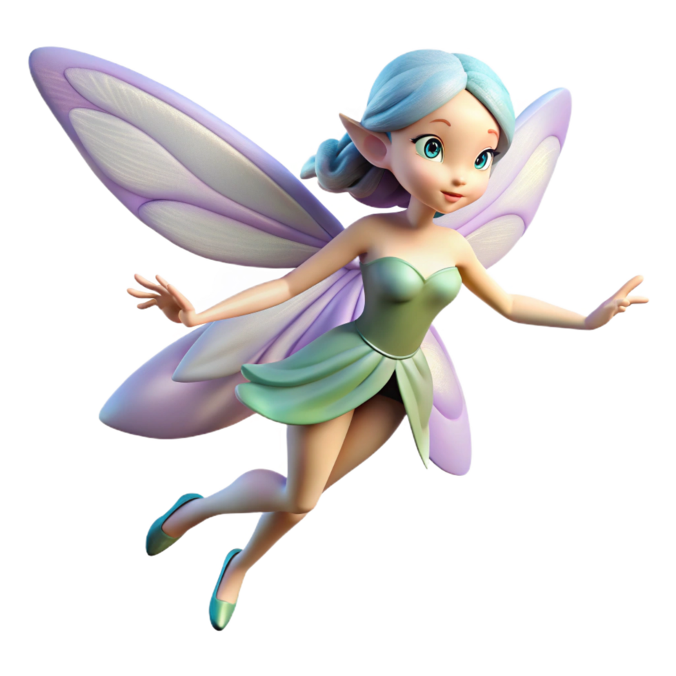 Charming 3D Fairy Illustration png