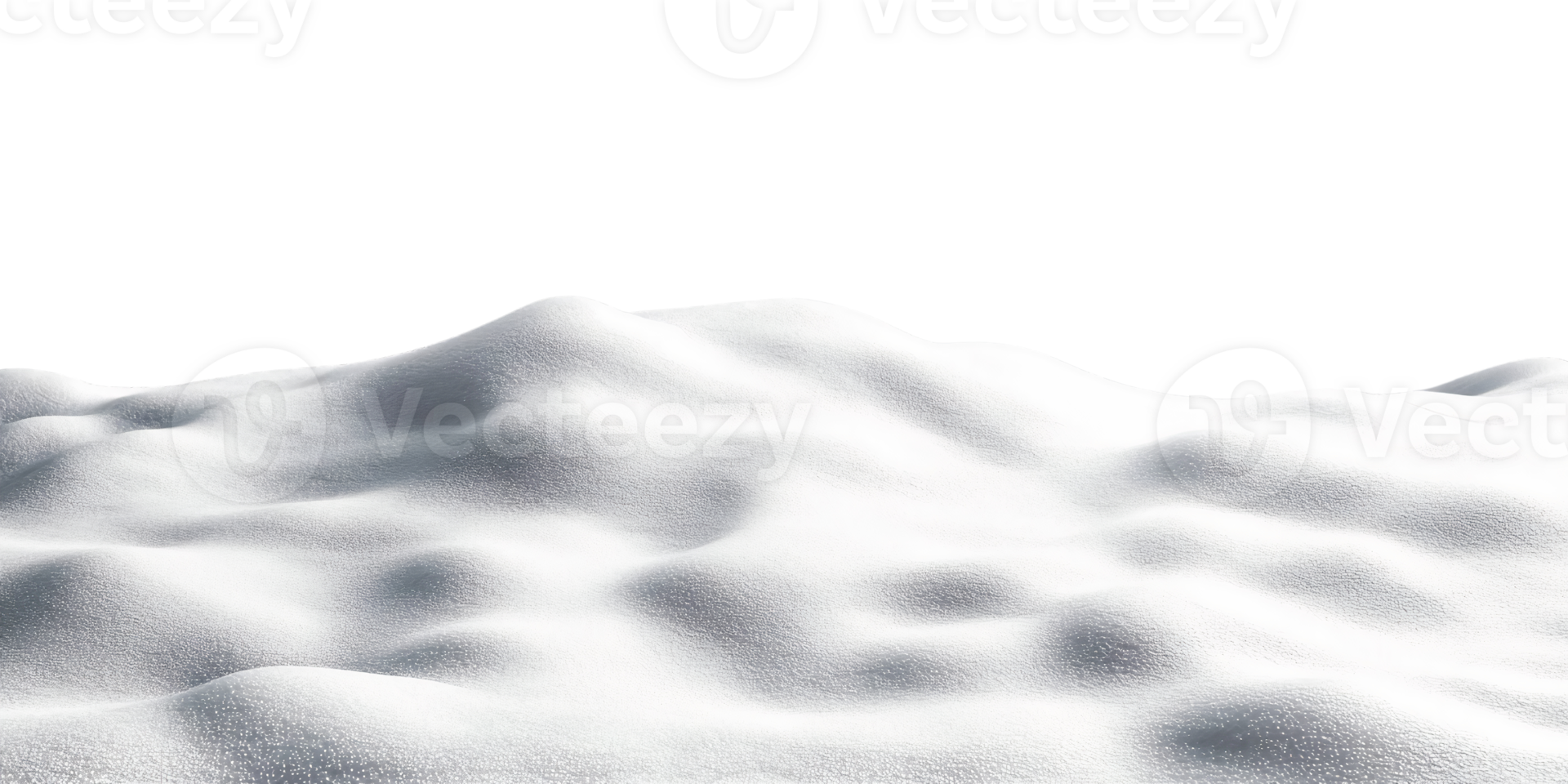 Snow drift texture on transparent background png