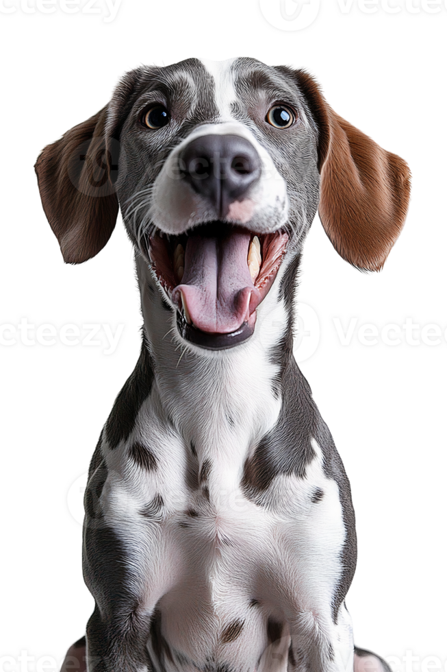 happy dalmatian dog on transparent background png