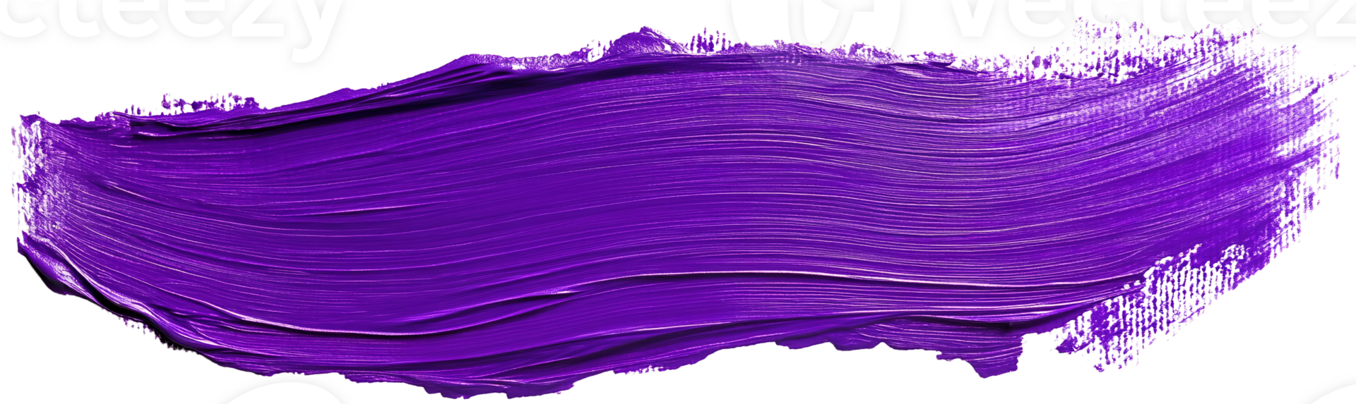 Purple acrylic paint stroke on transparent background png