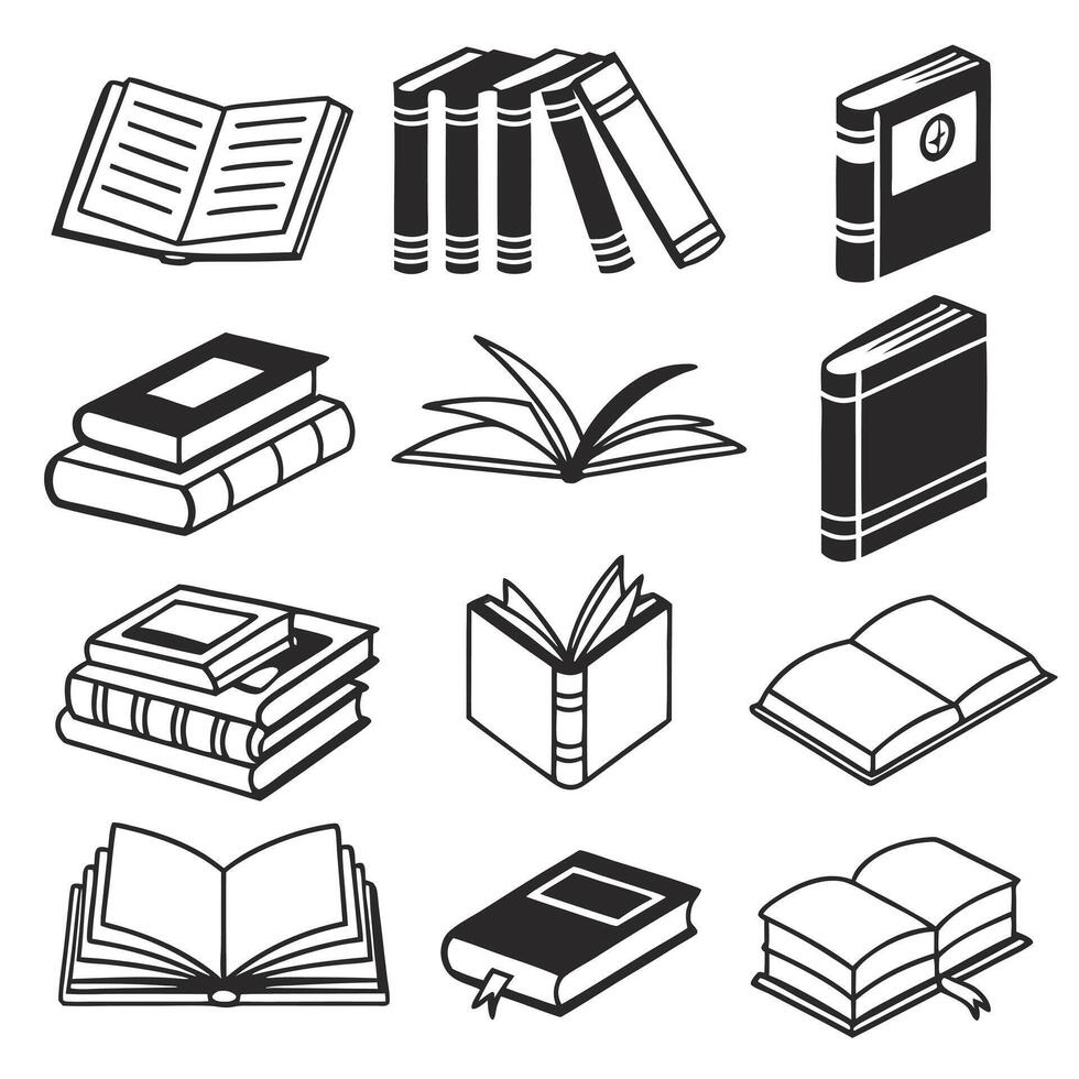 Diverse Book for Design Projects vector