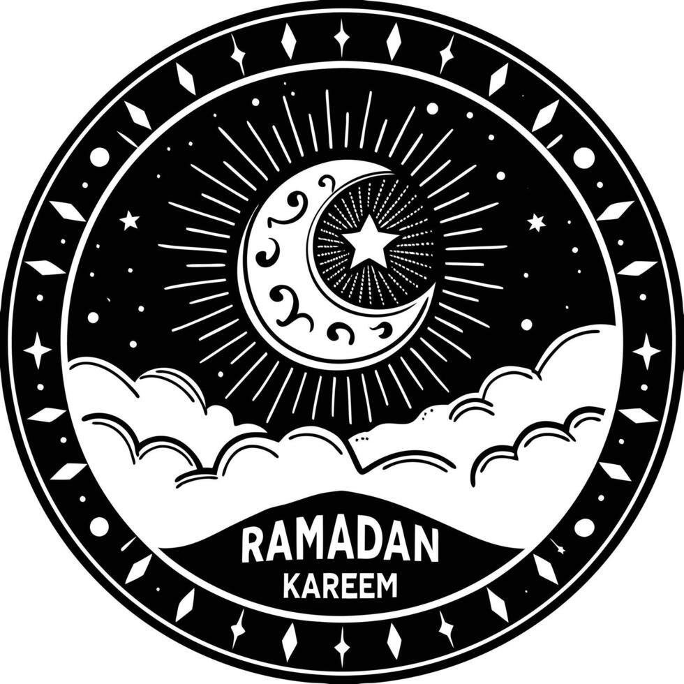 Ramadan Kareem Greeting illustration vector