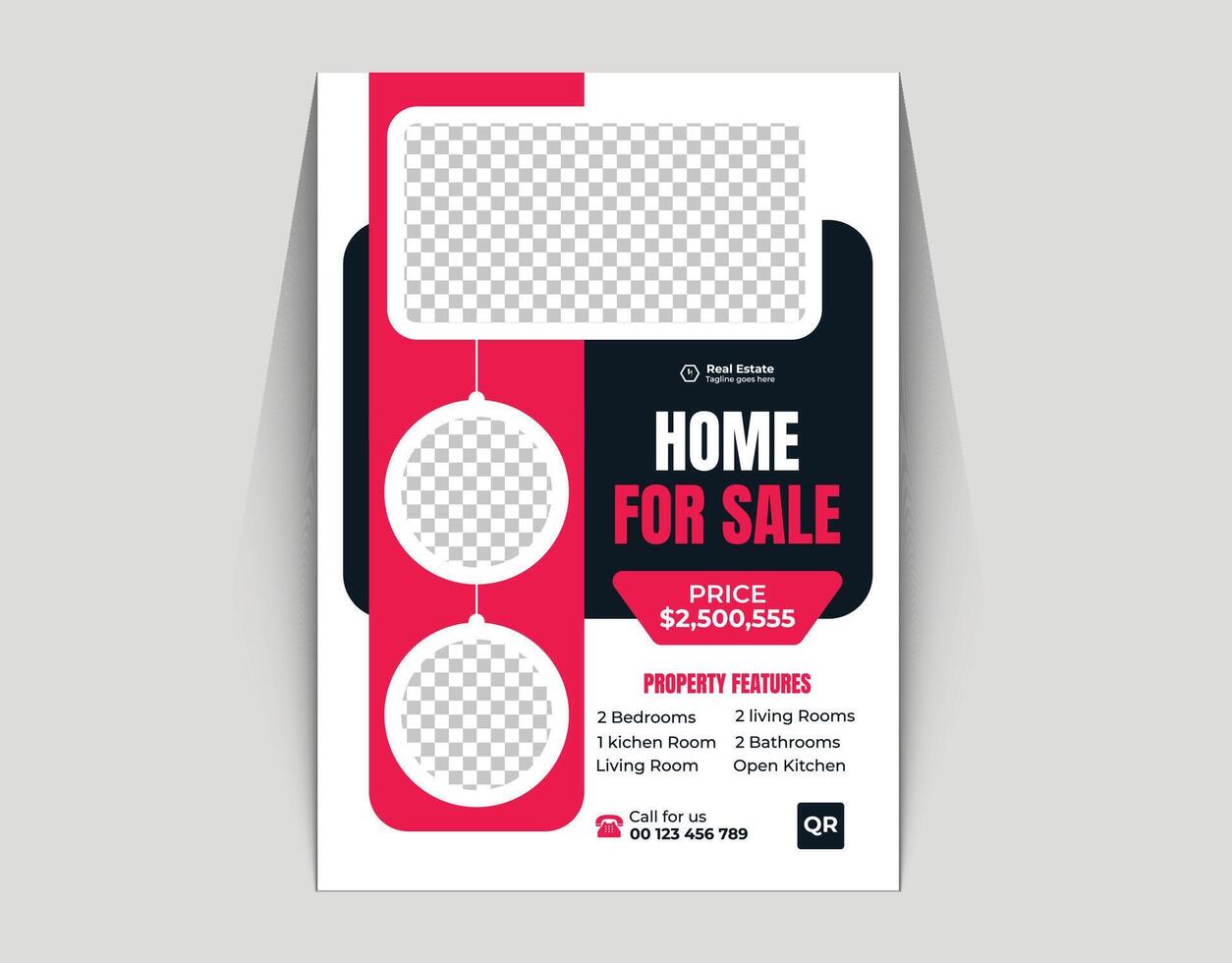 Modern Block-Style Real Estate Brochure Template vector